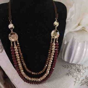 Sparkly Necklace and Earrings NWT